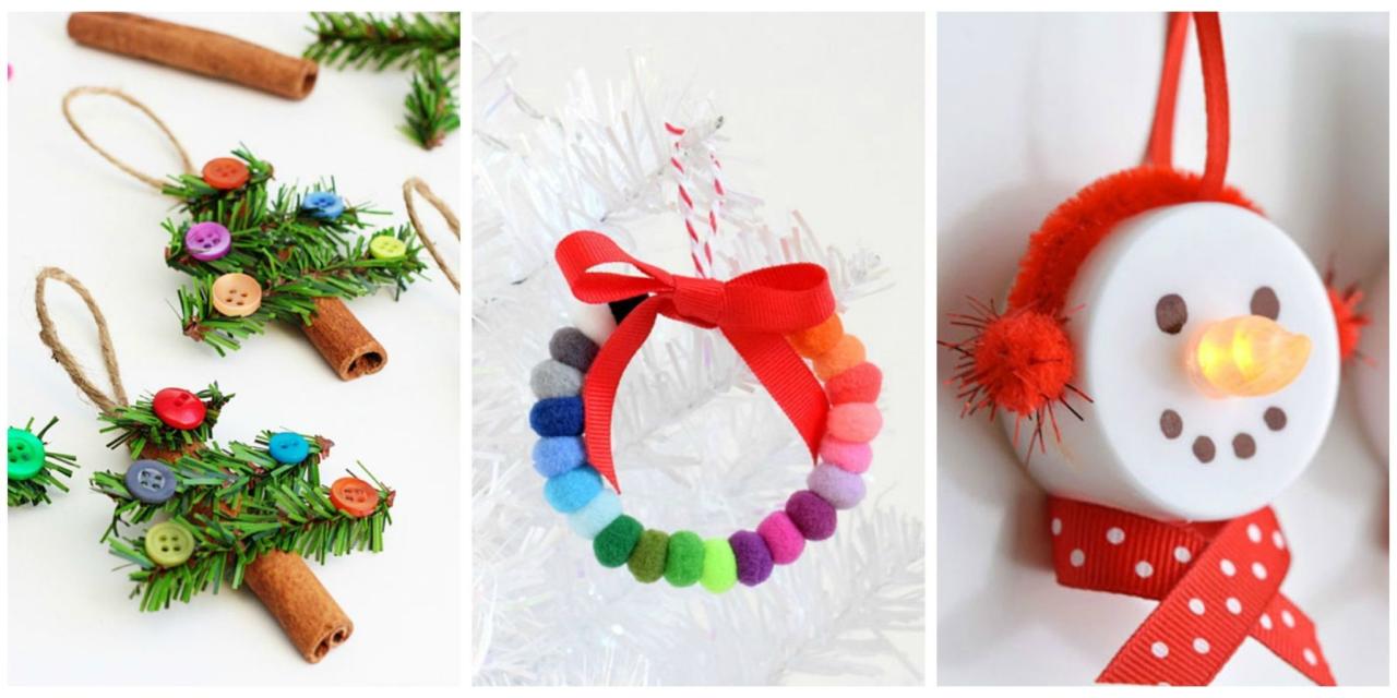 Kid ornament crafts for christmas